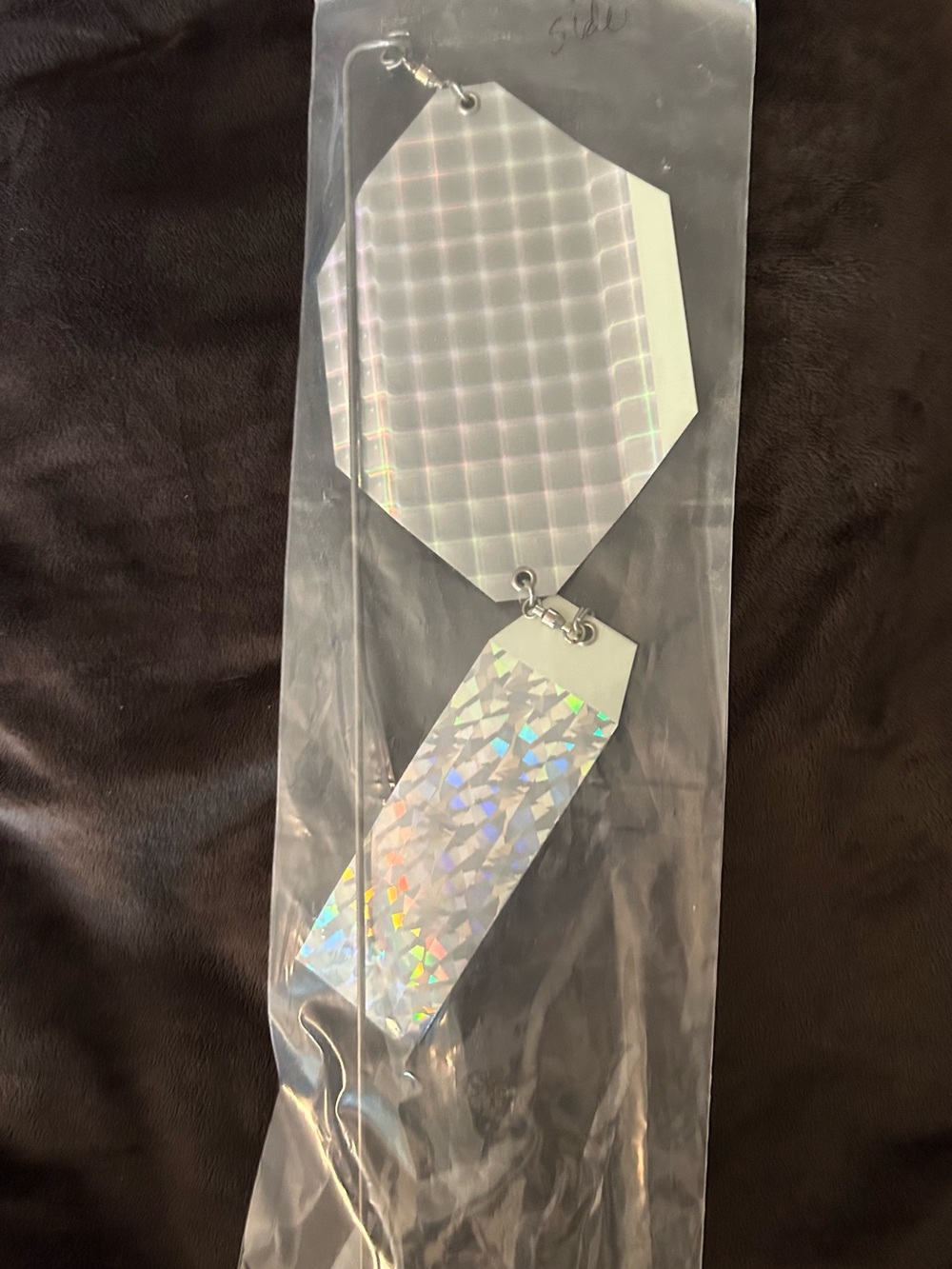 Bird deterrent Reflective flasher- Silver/Prismatic